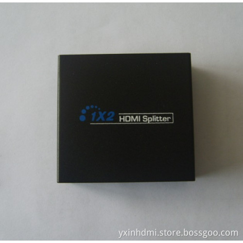 2 port mini hdmi splitter 1080P--Metal